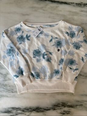 Abercrombie floral sweatshirt